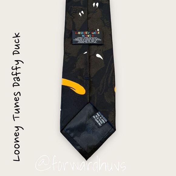 Vintage 1993 Looney Tunes Daffy Duck Tie - Picture 4 of 9